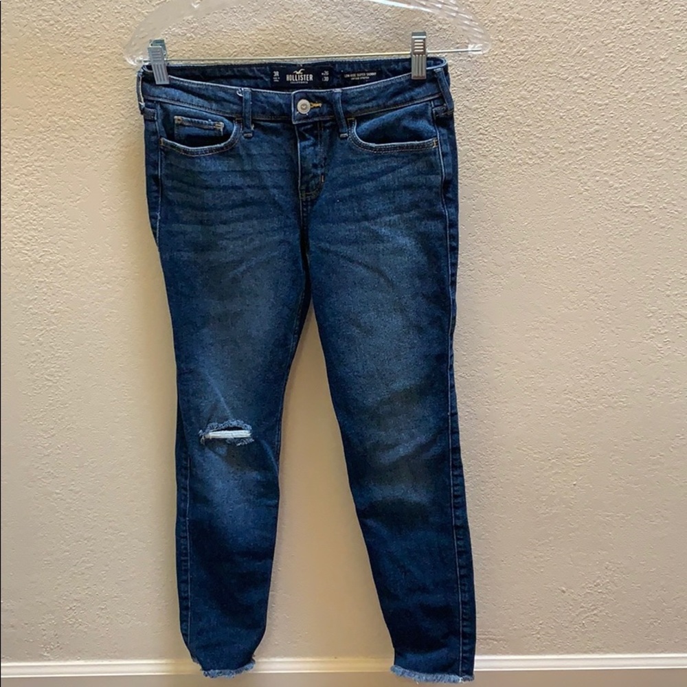 Low-rise super skinny hollister jeans